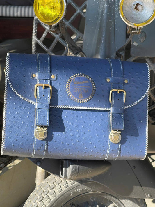 NAVY BLUE OSTRICH